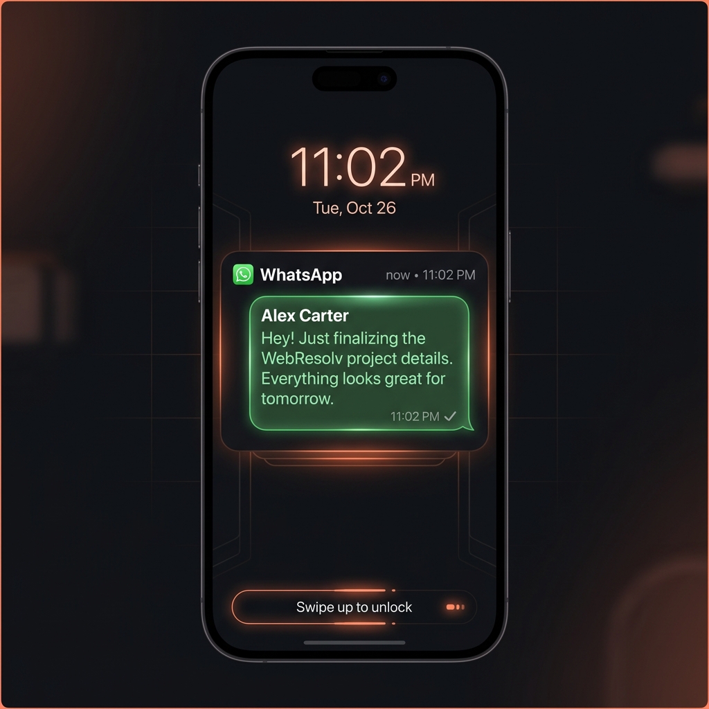 WhatsApp automation website reply system built by WebResolv India